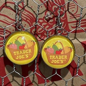 Trader Joe’s earrings 25mm fruit basket